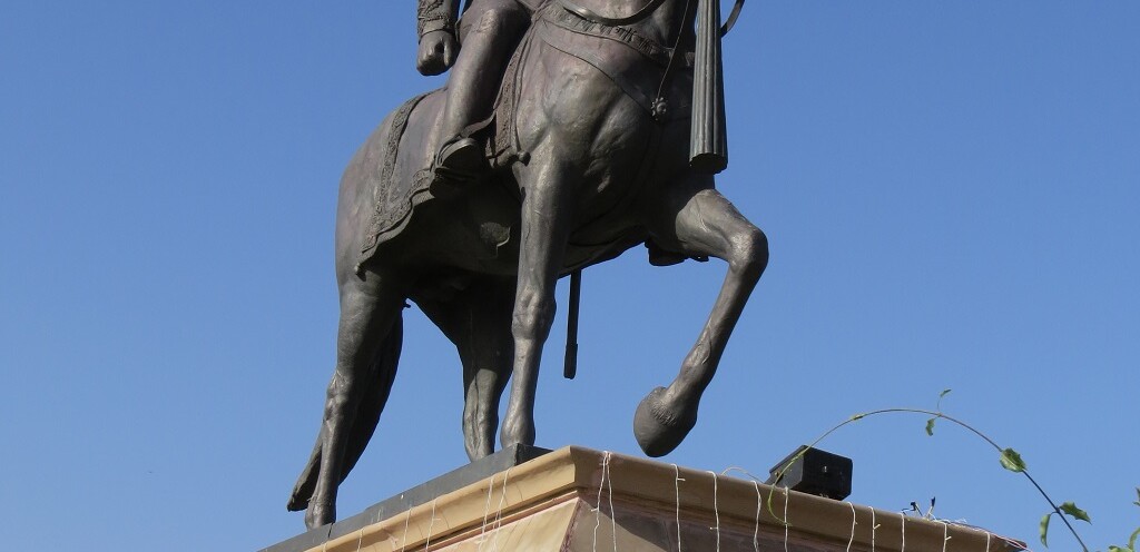 Statue of Sir Sawai Man Singh II (Ruler of Jaipur State and Rajpramukh of Rajasthan)
