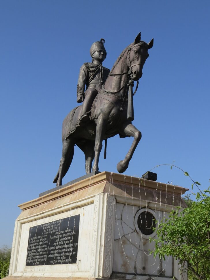 Statue of Sir Sawai Man Singh II (Ruler of Jaipur State and Rajpramukh of Rajasthan)