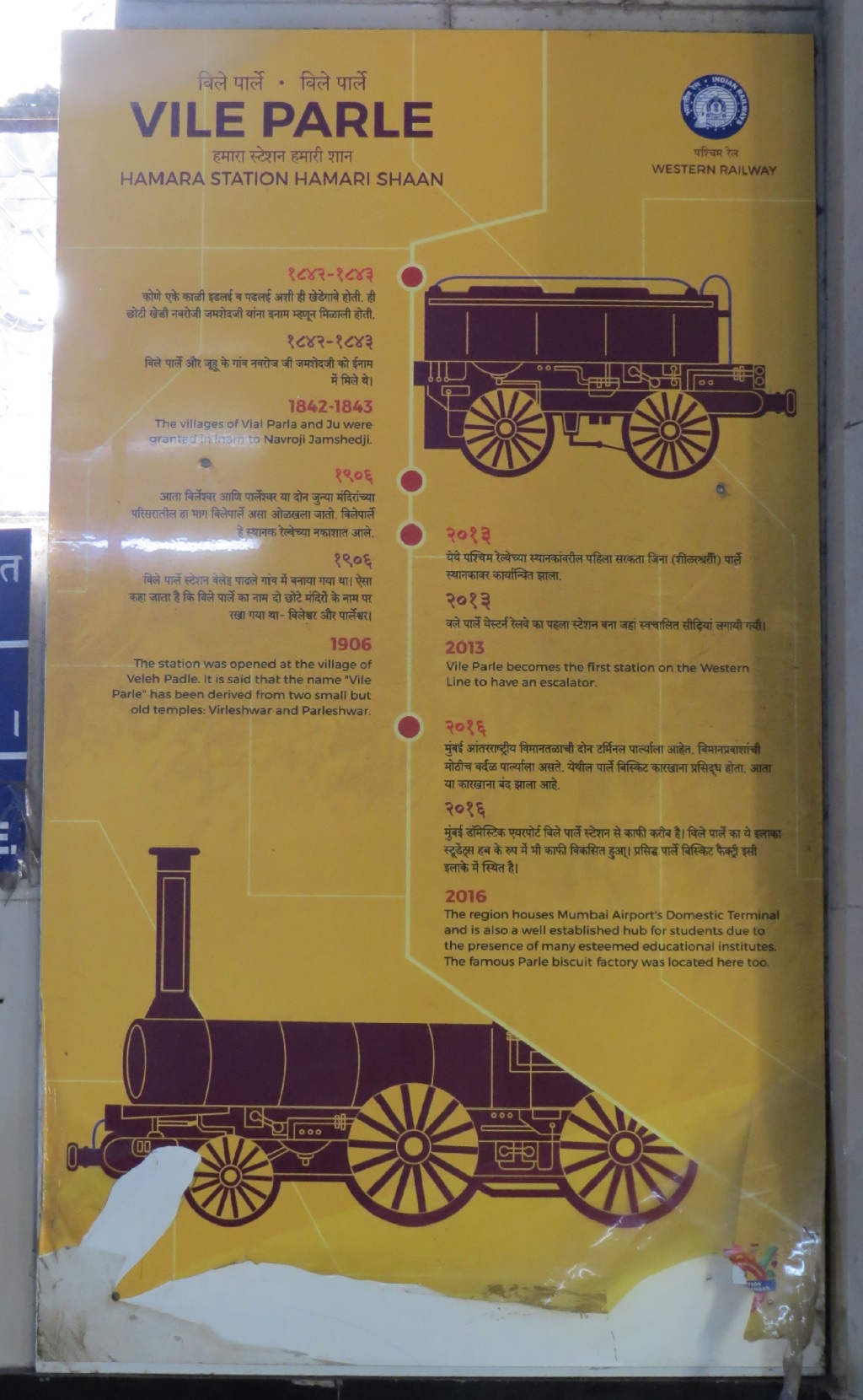 About: Vile Parle Railway Station – Opened in 1906