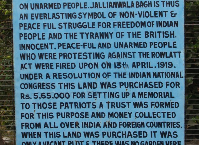 About - Jallianwala Bagh (Amritsar, India) - The Memorial of The Martyrs