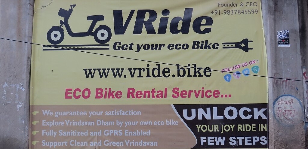 VRide - ECO Bike Rental Service in Vrindavan, Uttar Pradesh, India