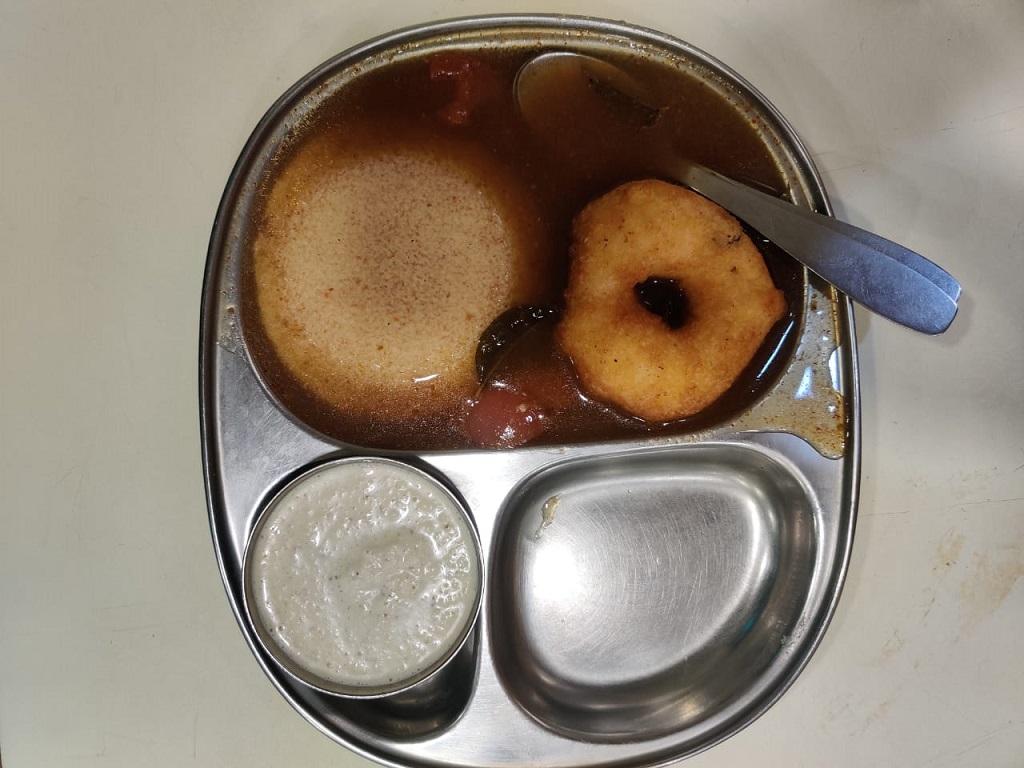 Rasam Idli Vada (Cafe Madras, Mumbai, Maharashtra, India)