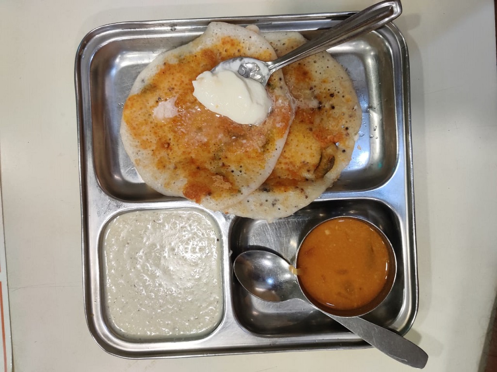 Set Dosa with White Butter (Cafe Madras, Mumbai, Maharashtra, India)