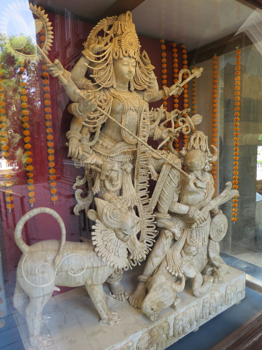 Goddess Durga in the Form of Mahishasuramardini (Chhatrapati Shivaji Maharaj Vastu Sangrahalaya, Mumbai, Maharashtra, India)