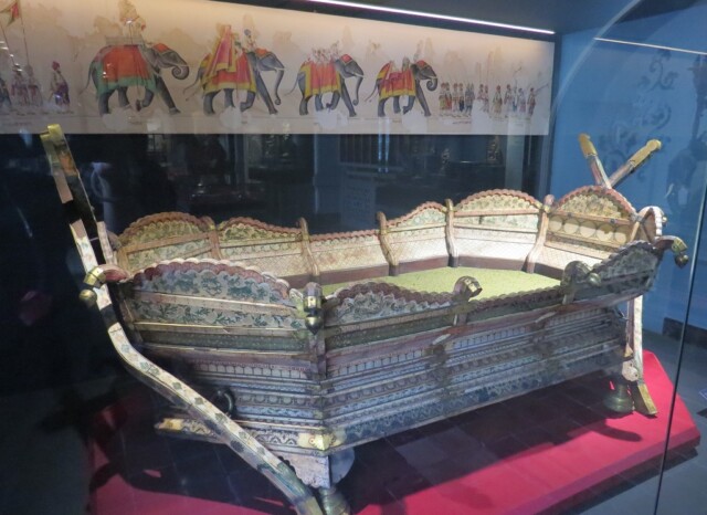 Howdah (Chhatrapati Shivaji Maharaj Vastu Sangrahalaya, Mumbai, Maharashtra, India)