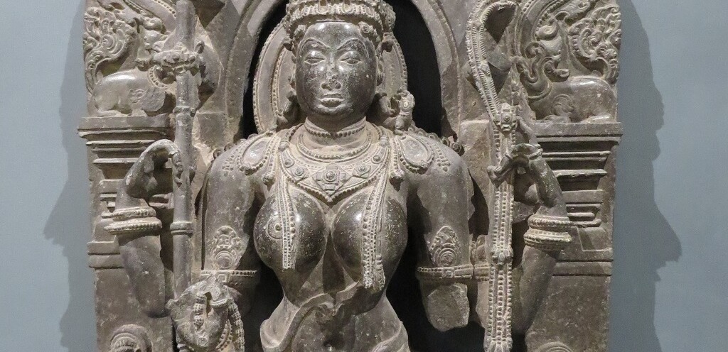 Sarasvati, The Goddess of Learning (Chhatrapati Shivaji Maharaj Vastu Sangrahalaya, Mumbai, Maharashtra, India)