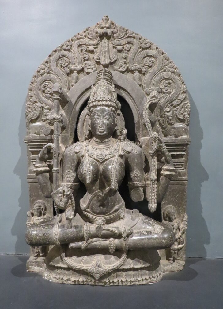 Sarasvati, The Goddess of Learning (Chhatrapati Shivaji Maharaj Vastu Sangrahalaya, Mumbai, Maharashtra, India)