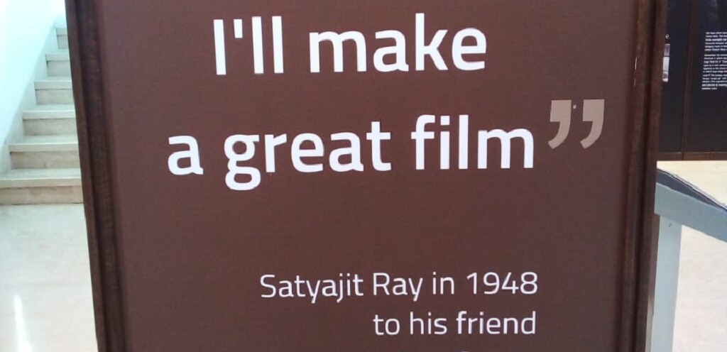 Satyajit Ray remarked in 1948 (National Museum of Indian Cinema, Mumbai, Maharashtra, India)