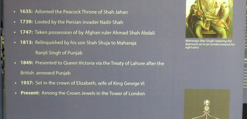 The Journey of Koh-i-Noor (Chhatrapati Shivaji Maharaj Vastu Sangrahalaya, Mumbai, Maharashtra, India)