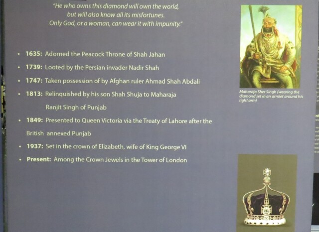 The Journey of Koh-i-Noor (Chhatrapati Shivaji Maharaj Vastu Sangrahalaya, Mumbai, Maharashtra, India)