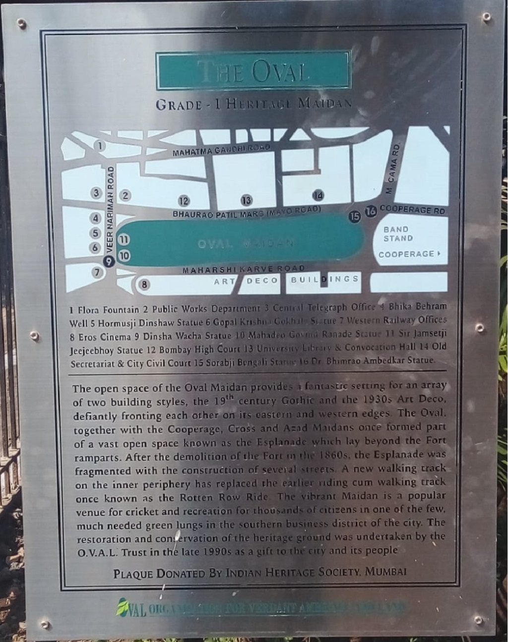 About: The Oval - Grade 1 Heritage Maidan (Mumbai, Maharashtra, India)