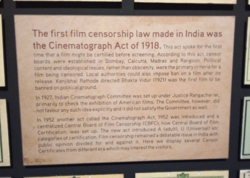 What was The First Film Censorship Law made in India?