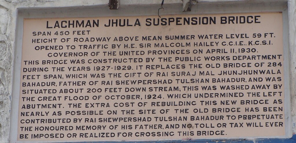 About - Lachman Jhula Suspension Bridge (Rishikesh, Uttarakhand, India)