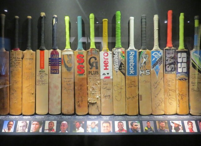 Blades of Triple Centurions (‘Blades of Glory’ Cricket Museum in Pune, Maharashtra)