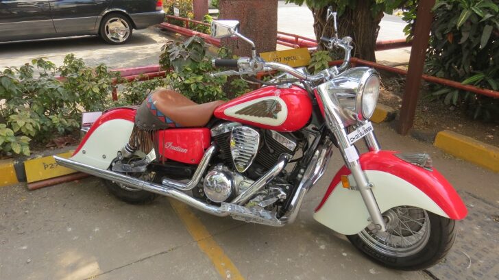Indian Motorcycle (VCCCI Annual Vintage Car Fiesta 2024, World Trade Centre, Mumbai, India)