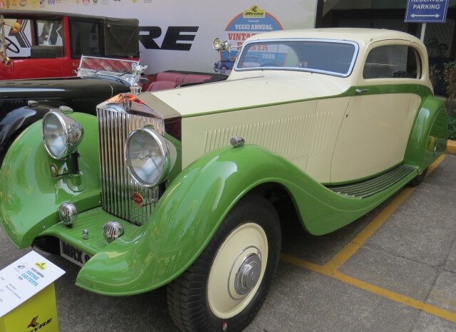 Rolls Royce Phantom II Continental (1935 Model) at VCCCI Annual Vintage Car Fiesta 2024, World Trade Centre, Mumbai (Maharashtra, India)