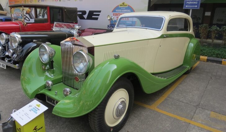 Rolls Royce Phantom II Continental (1935 Model) at VCCCI Annual Vintage Car Fiesta 2024, World Trade Centre, Mumbai (Maharashtra, India)