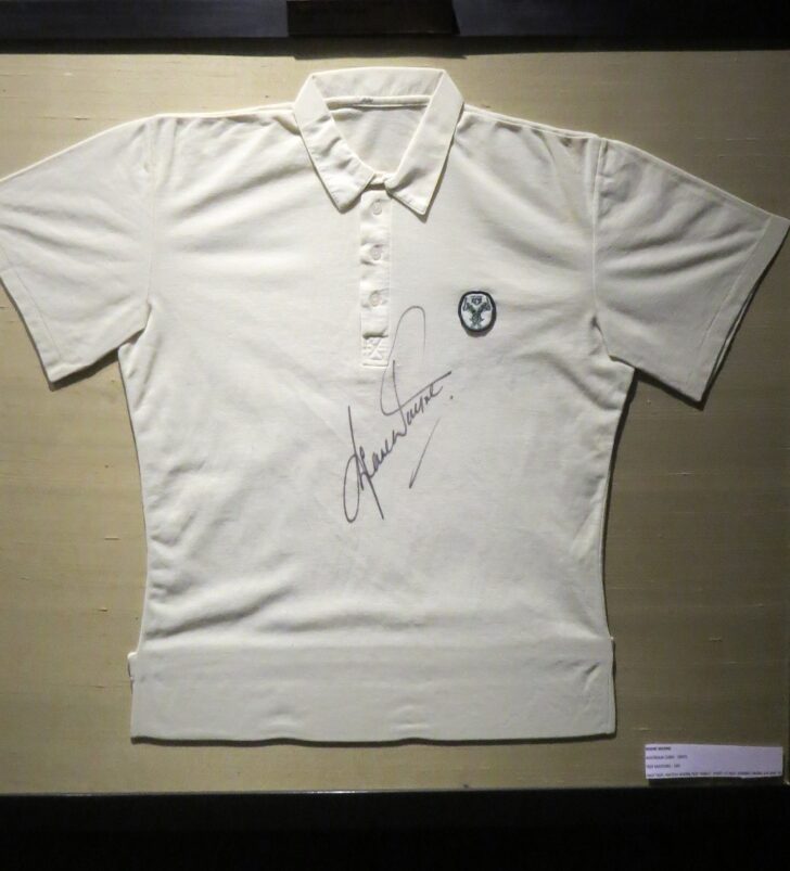 Shane Warne Test Debut T-Shirt (‘Blades of Glory’ Cricket Museum in Pune, Maharashtra)