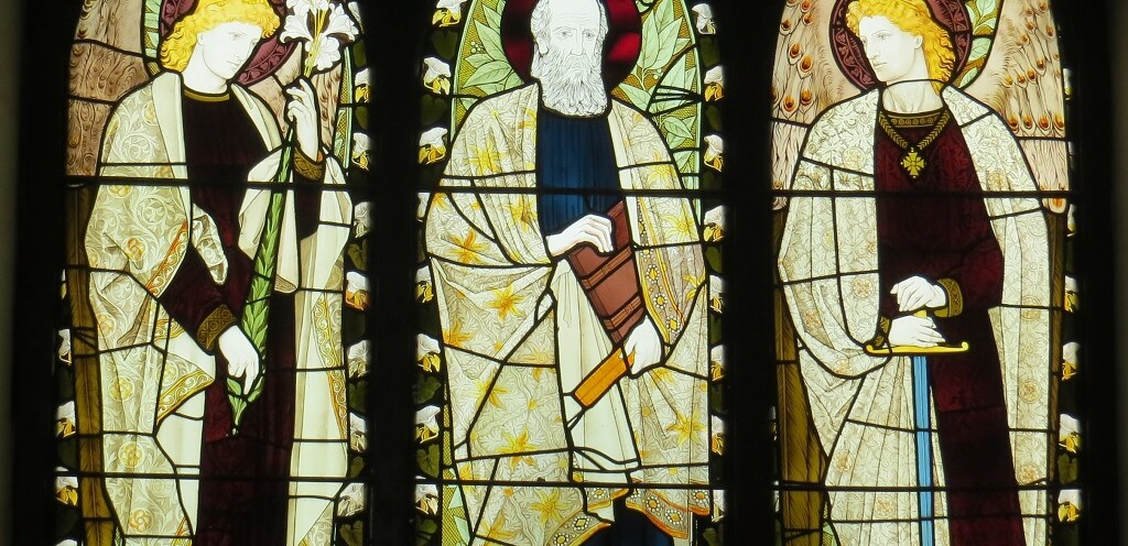 A Stained Glass Window at St. Thomas Cathedral (Mumbai, Maharashtra, India)