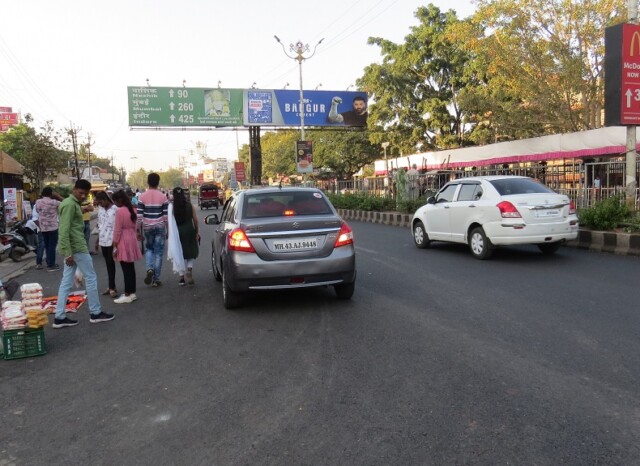 How far is Nashik, Mumbai, Indore from Shirdi?