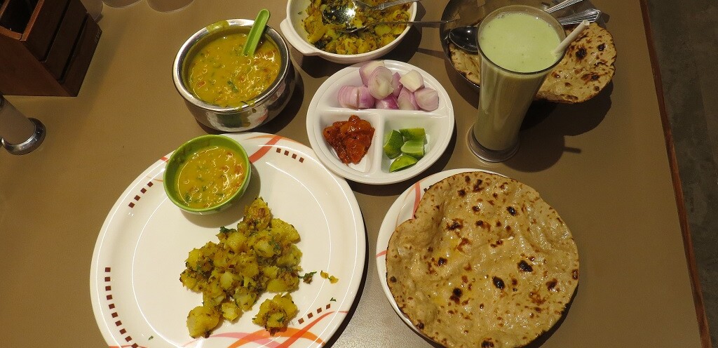 Lunch at Udipi Express (Shirdi, Maharashtra, India)