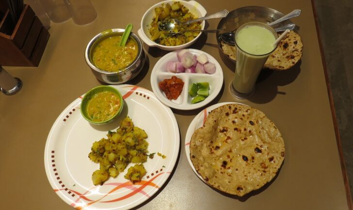 Lunch at Udipi Express (Shirdi, Maharashtra, India)