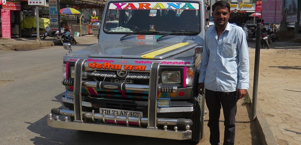 The Jeep Driver for the Shirdi-Shani Shingnapur-Shirdi Trip