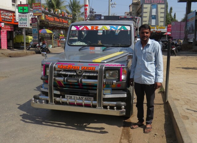 The Jeep Driver for the Shirdi-Shani Shingnapur-Shirdi Trip