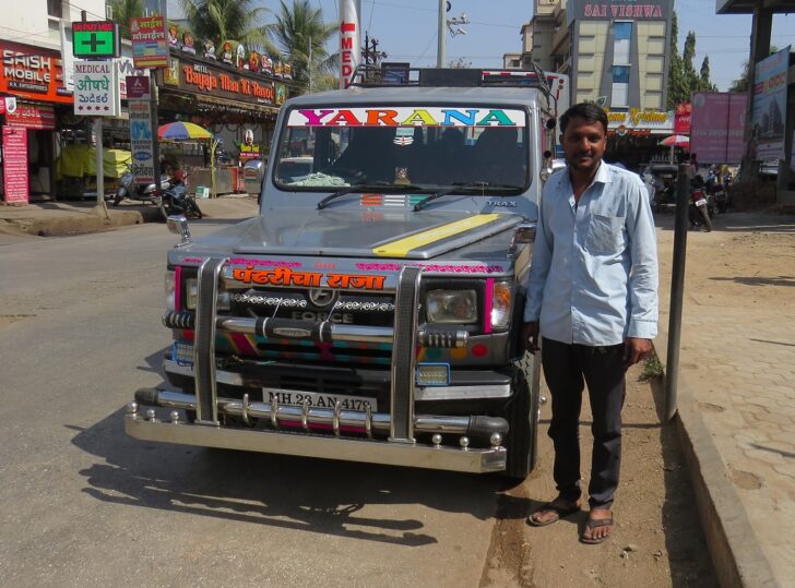 The Jeep Driver for the Shirdi-Shani Shingnapur-Shirdi Trip