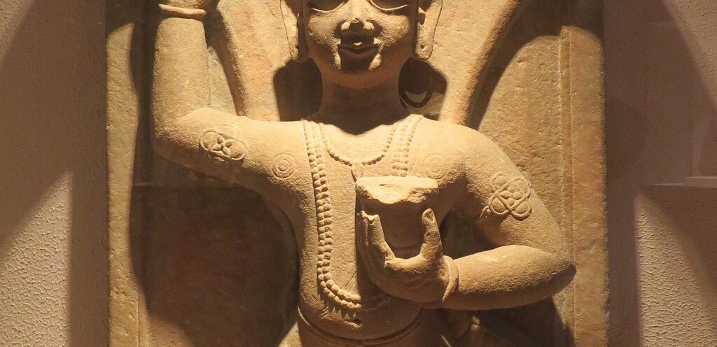 Balram Holding a Cup (C.18th Century A.D.) - Government Museum, Mathura (Uttar Pradesh, India)