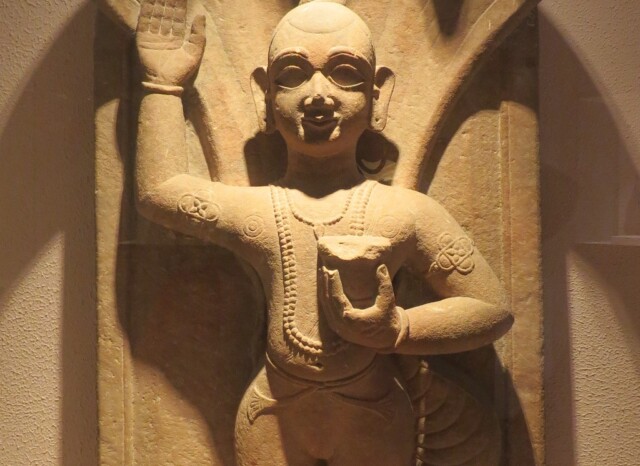 Balram Holding a Cup (C.18th Century A.D.) - Government Museum, Mathura (Uttar Pradesh, India)