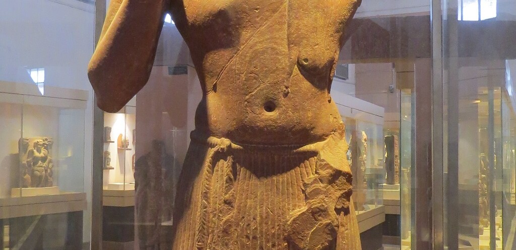 Colossal Image of a Saint (Kushana Period) - Government Museum, Mathura (Uttar Pradesh, India)