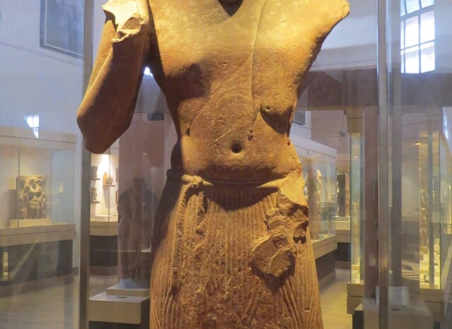 Colossal Image of a Saint (Kushana Period) - Government Museum, Mathura (Uttar Pradesh, India)