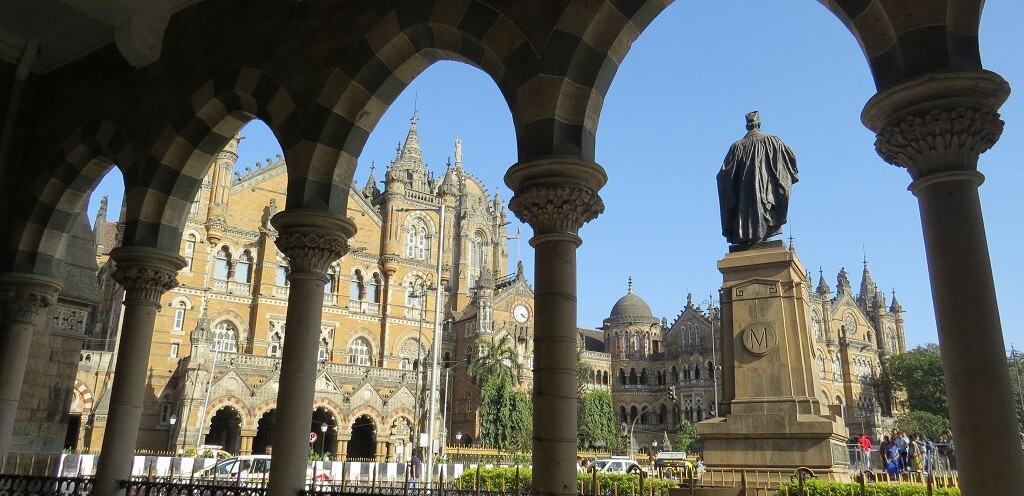 View of CSMT from MCGM (Mumbai, Maharashtra, India)