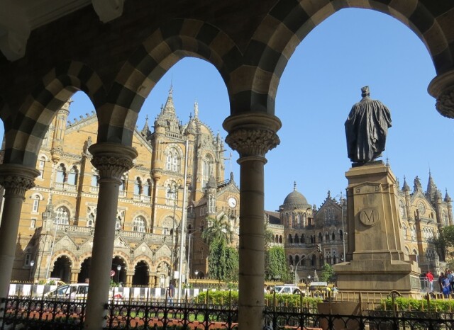 View of CSMT from MCGM (Mumbai, Maharashtra, India)