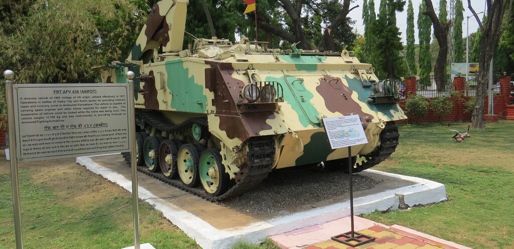 Abbot - A Recovery Vehicle of 1965 Vintage of UK Origin (National War Memorial Southern Command in Pune, Maharashtra, India)