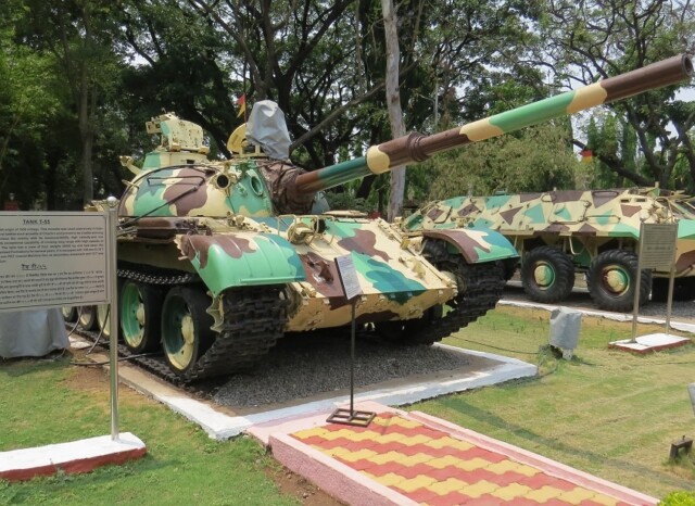 T-55 Tank - 1950 Soviet Origin (National War Memorial Southern Command in Pune, Maharashtra, India)