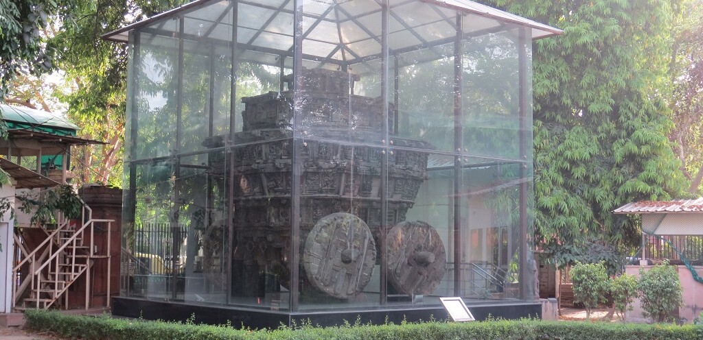 Wooden Temple Chariot - Crafted in the Mid 19th Century (National Museum, New Delhi, India)