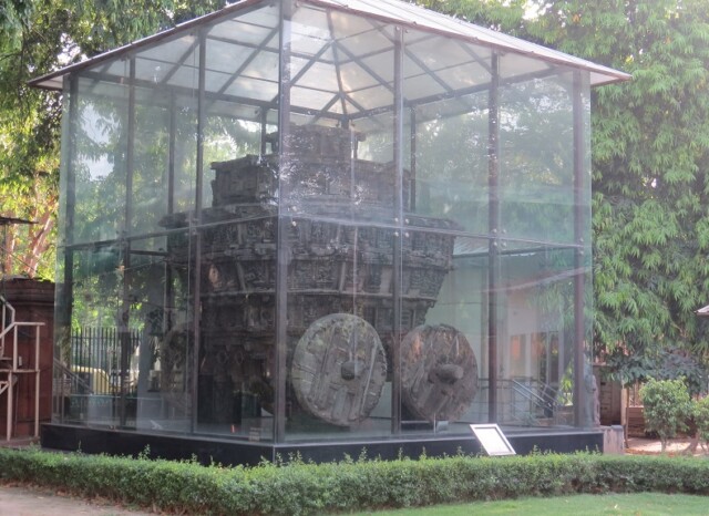 Wooden Temple Chariot - Crafted in the Mid 19th Century (National Museum, New Delhi, India)