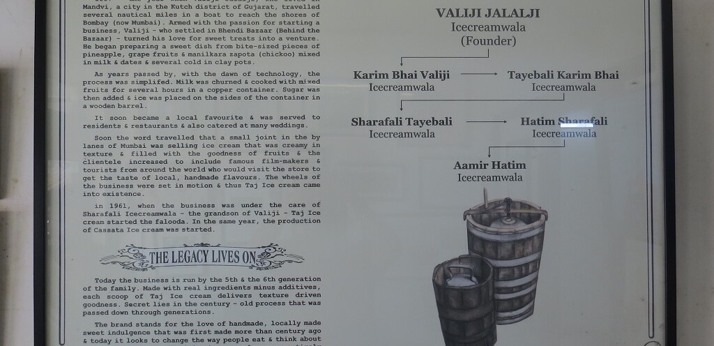 The History of Taj Ice Cream (Bohri Mohalla, Mumbai, India)