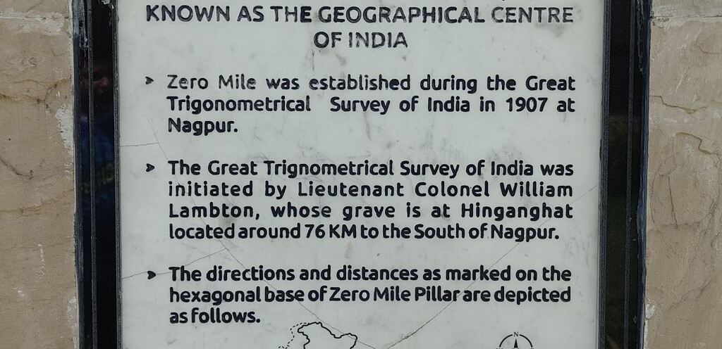 About - ZERO MILE PILLAR AT NAGPUR (MAHARASHTRA) - ESTD. 1907