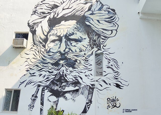 Graffiti at Zostel, Pushkar (Rajasthan, India)