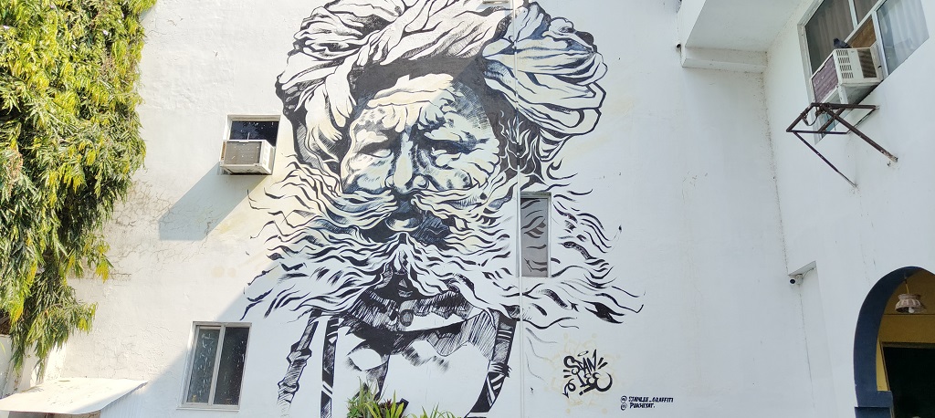 Graffiti at Zostel, Pushkar (Rajasthan, India)