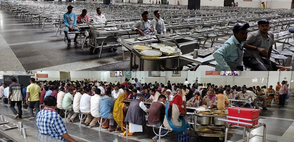 Shri Saibaba Prasadalaya in Shirdi (Maharashtra, India)