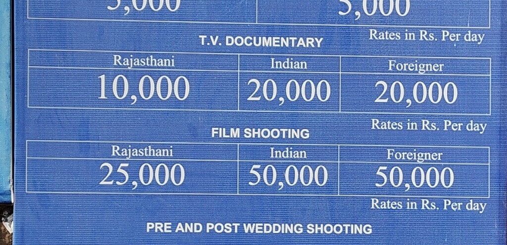 Akbar’s Fort-Magazine Fort, Ajmer (Rajasthan, India) - Shooting Fee