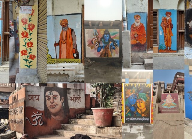 Picture Collage - Street Art of Varanasi (India)