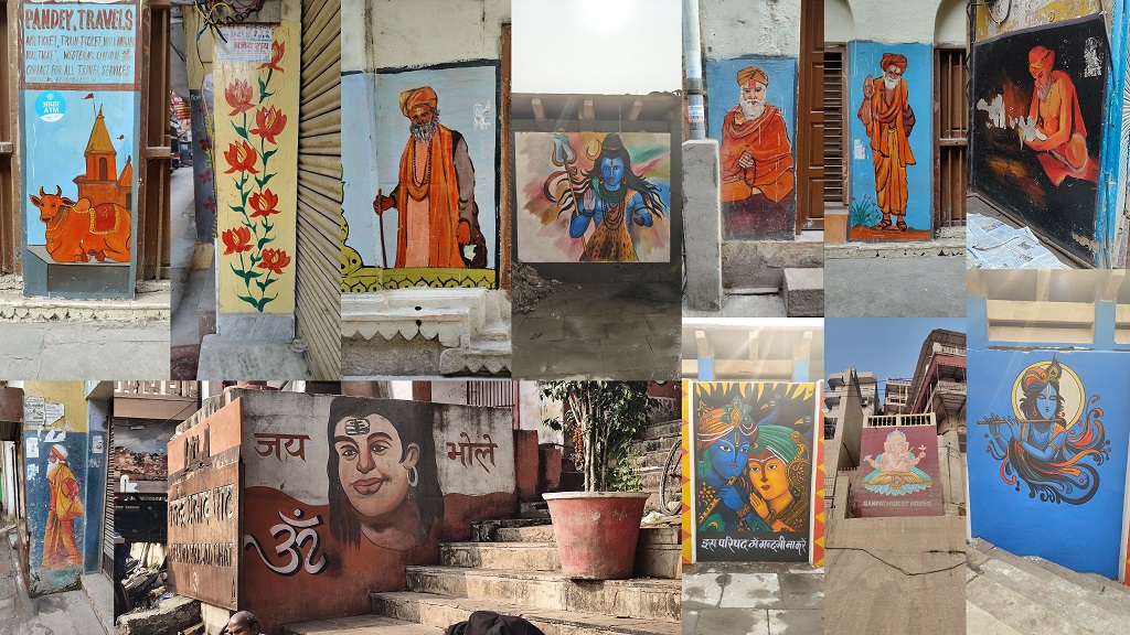 Picture Collage - Street Art of Varanasi (India)