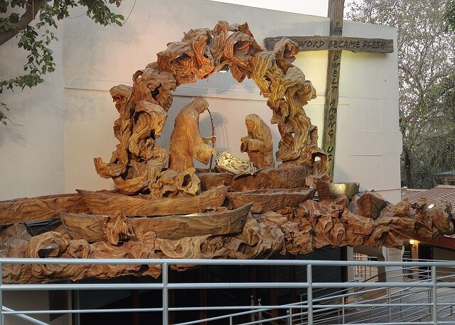 An Original Sculpture of The Holy Family (Basilica of Our Lady of the Mount, Bandra West, Mumbai Suburban, Maharashtra, India)