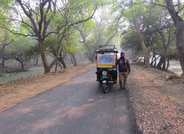 Authorized e-Rickshaw at Keoladeo National Park, Bharatpur (Rajasthan, India)
