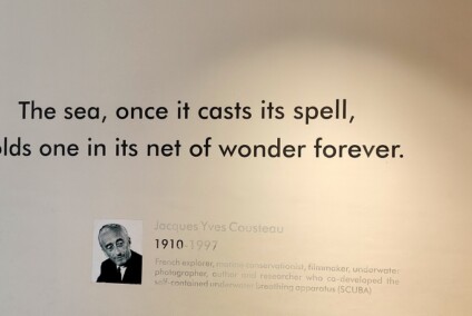 Jacques Cousteau Famous Quote About Sea
